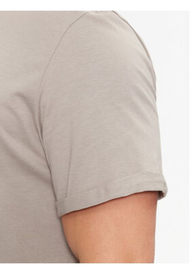 Calvin Klein Jeans T-Shirt J30J323482 Beżowy Regular Fit. Kolor: beżowy. Materiał: bawełna