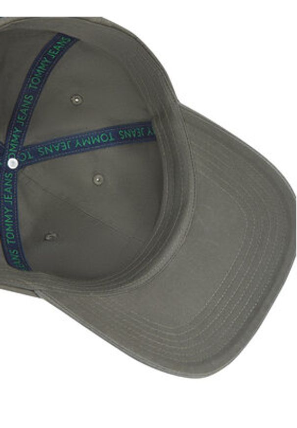 Tommy Jeans Czapka z daszkiem Tjm Heritage Cap AM0AM12020 Zielony. Kolor: zielony. Materiał: bawełna, materiał