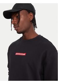 Quiksilver Bluza Dna EQYFT05120 Czarny Oversize. Kolor: czarny. Materiał: bawełna
