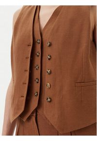 Herskind Kamizelka 5505840 Brązowy Regular Fit. Kolor: brązowy. Materiał: wiskoza #3