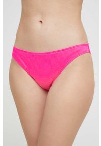 Hollister Co. figi kąpielowe kolor różowy. Kolor: różowy. Materiał: materiał #1