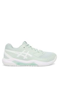 Asics Buty do tenisa Gel-Dedicate 8 1042A237 Zielony. Kolor: zielony. Materiał: skóra. Sport: tenis