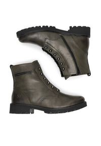 Remonte Trzewiki D8670-52 Zielony. Kolor: zielony. Materiał: skóra #5
