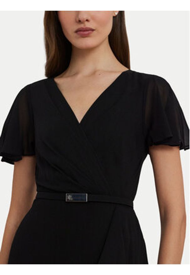 Lauren Ralph Lauren - LAUREN RALPH LAUREN Sukienka wieczorowa 253909447001 Czarny Regular Fit. Kolor: czarny. Materiał: syntetyk. Styl: wizytowy