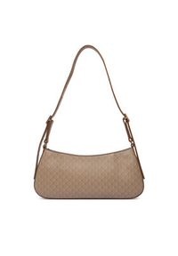Calvin Klein Torebka Emblem Aop Small Shoulder Bag LV04F3324G Beżowy. Kolor: beżowy. Materiał: skórzane #5