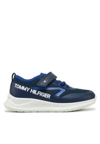 TOMMY HILFIGER - Sneakersy Tommy Hilfiger. Kolor: niebieski