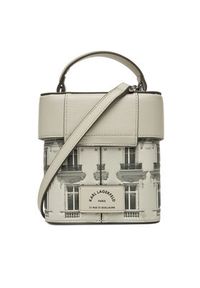 Karl Lagerfeld - KARL LAGERFELD Torebka A2W30252 Beżowy. Kolor: beżowy. Materiał: skórzane #5