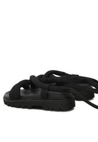 Tommy Jeans Sandały Chunky Tommy Jeans Sandal EN0EN02073 Czarny. Kolor: czarny. Materiał: materiał