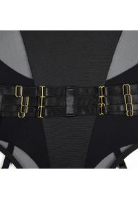 Intica - Zestaw trzyczęściowy z body na specjalne okazje Biggy. Kolor: czarny. Materiał: materiał. Wzór: aplikacja #7