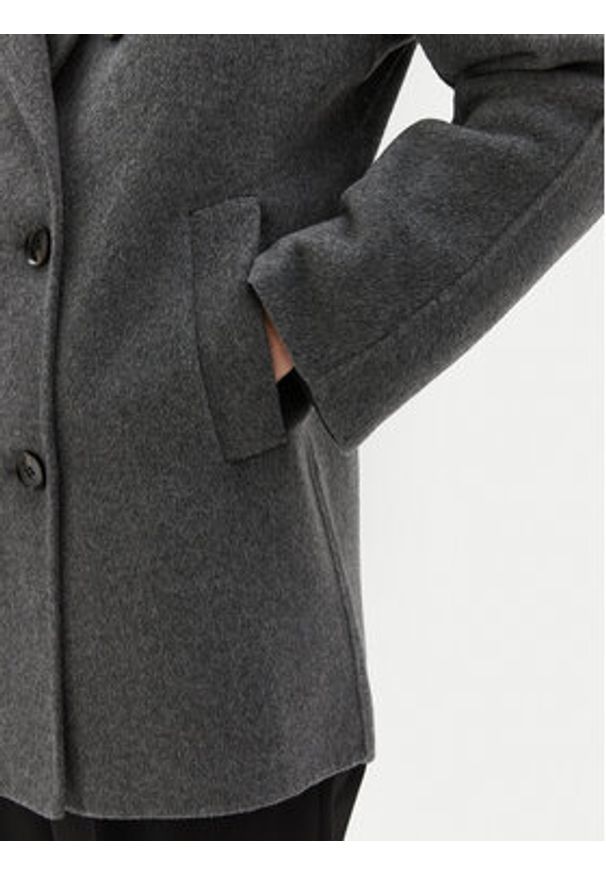 Motivi Płaszcz wełniany 0065W000087N Szary Regular Fit. Kolor: szary. Materiał: syntetyk