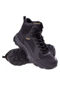 Buty Elbrus Hixon Mid Wp 92800442320 czarne. Zapięcie: sznurówki. Kolor: czarny. Materiał: guma, syntetyk