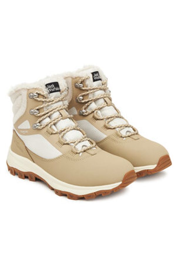Jack Wolfskin Trekkingi Everquest Texapore High 4053591 Beżowy. Kolor: beżowy. Materiał: materiał