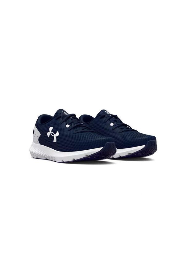 Buty do biegania męskie Under Armour Charged Rogue 3. Kolor: niebieski. Materiał: materiał, syntetyk, tkanina