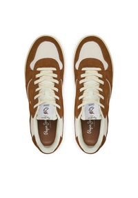 Pepe Jeans Sneakersy Chester Air M PMS00033 Brązowy. Kolor: brązowy. Materiał: zamsz, skóra #3