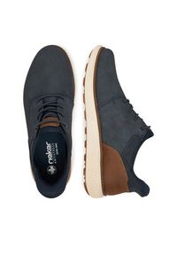 Rieker Sneakersy B3357-14 Granatowy. Kolor: niebieski. Materiał: nubuk, skóra #3
