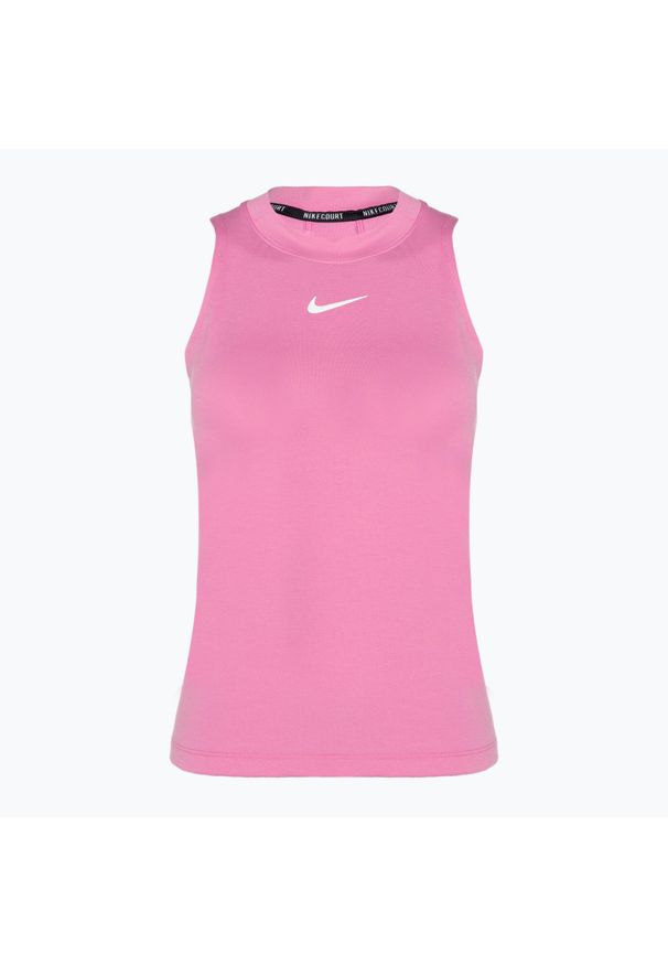 Tank top tenisowy damski Nike Court Dri-Fit Advantage Tank. Kolor: różowy. Technologia: Dri-Fit (Nike). Sport: tenis