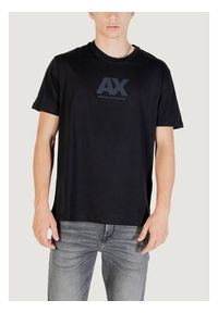 Armani Exchange T-Shirt XM001403 AF16432 UC001 Czarny Regular Fit. Kolor: czarny. Materiał: bawełna #3