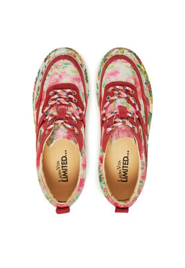 Laura Vita Sneakersy Soleno 06 Kolorowy. Materiał: skóra. Wzór: kolorowy