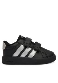 Adidas - adidas Sneakersy Grand Court 3.0 Shoes Infants KI7188 Czarny. Kolor: czarny. Materiał: skóra #1