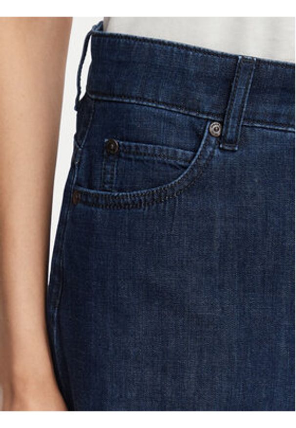 Weekend Max Mara Jeansy Vega 2625186021 Granatowy Wide Leg. Kolor: niebieski