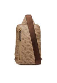 Guess Saszetka HMMILO P5226 Brązowy. Kolor: brązowy. Materiał: skóra