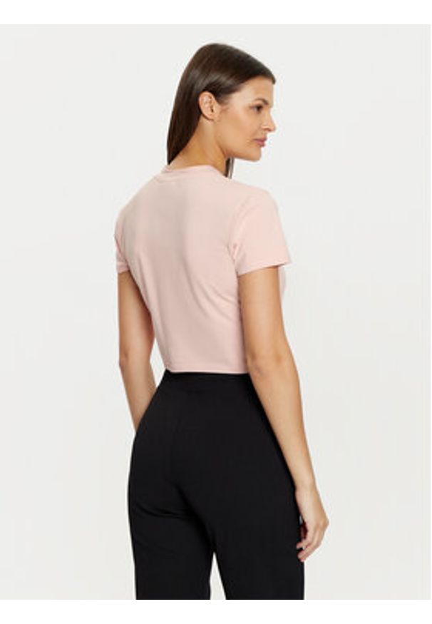Guess T-Shirt V4YI20 KCDH1 Różowy Boxy Fit. Kolor: różowy. Materiał: bawełna