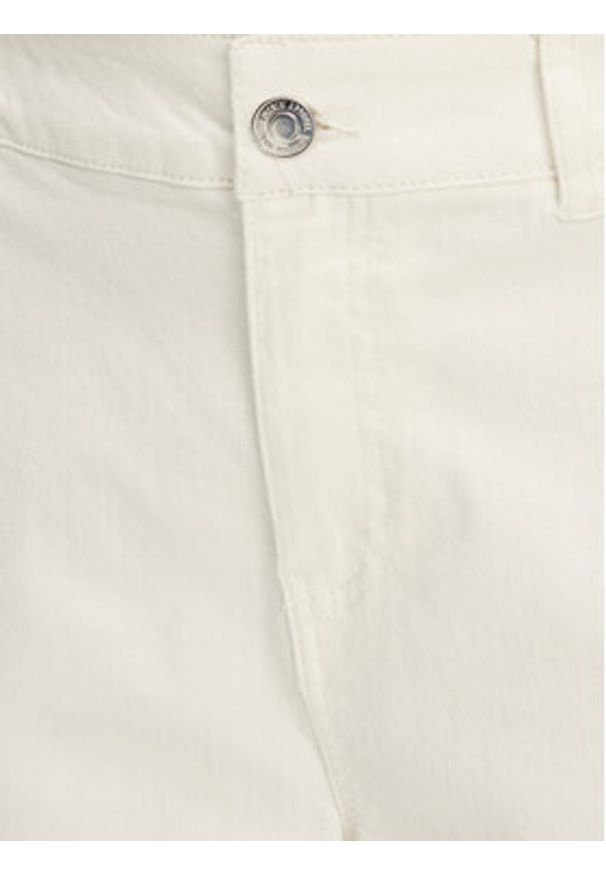 Vero Moda Kuloty Wild Kayla 10307837 Biały Wide Leg. Kolor: biały. Materiał: bawełna