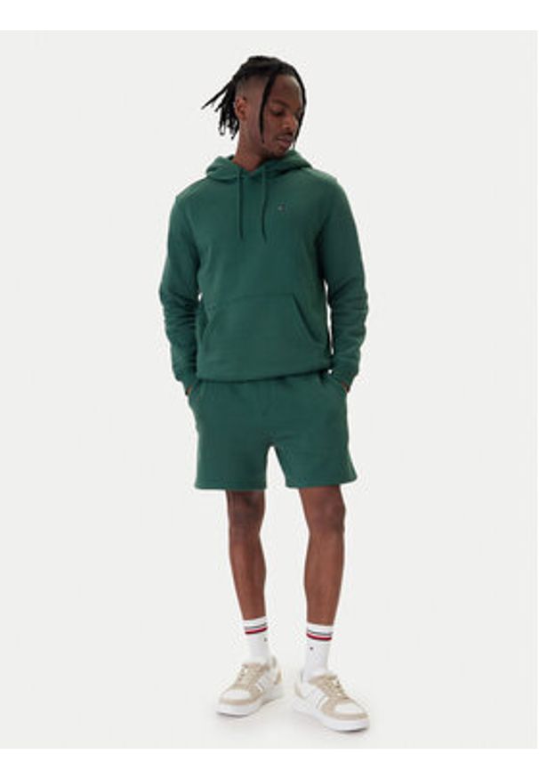 Tommy Jeans Bluza DM0DM20742 Zielony Regular Fit. Kolor: zielony. Materiał: bawełna