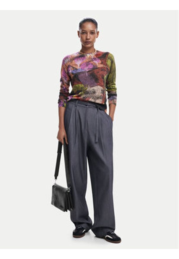 Desigual Torebka Goodall 24WAXP82 Czarny. Kolor: czarny. Materiał: skórzane