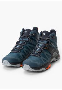 salomon - Buty turystyczne męskie SALOMON X ULTRA 4 MID GTX. Kolor: niebieski. Technologia: Gore-Tex #1