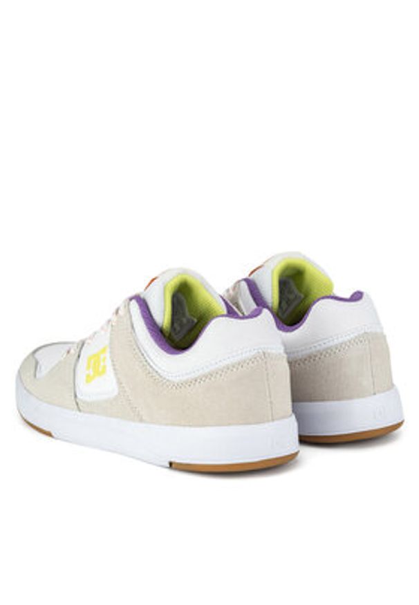 DC Sneakersy CURE ADJS100169-POW Beżowy. Kolor: beżowy. Materiał: skóra