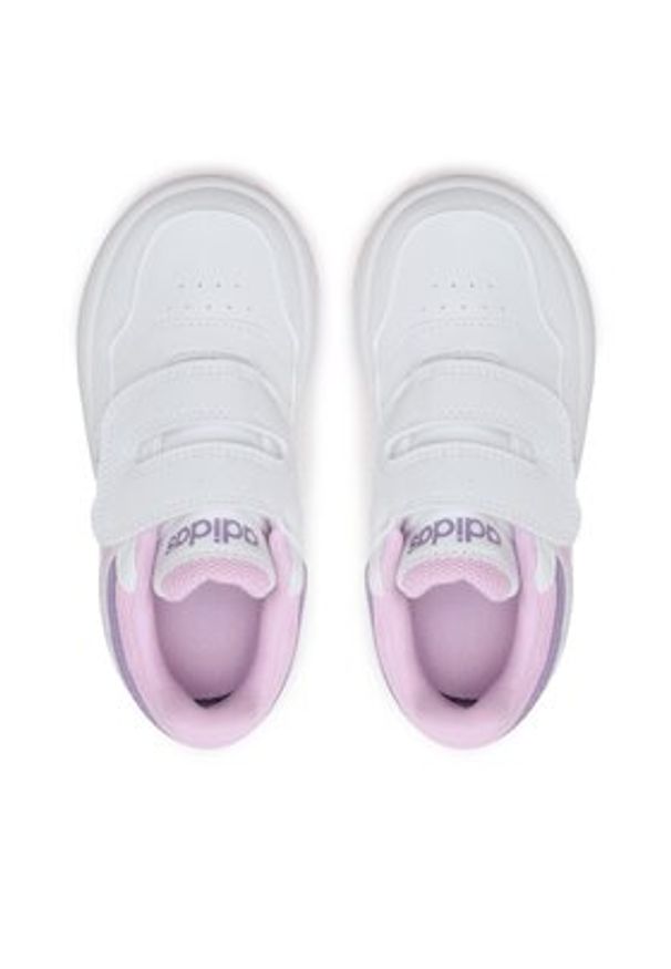 Adidas - adidas Sneakersy Hoops Shoes IF7734 Biały. Kolor: biały. Materiał: materiał