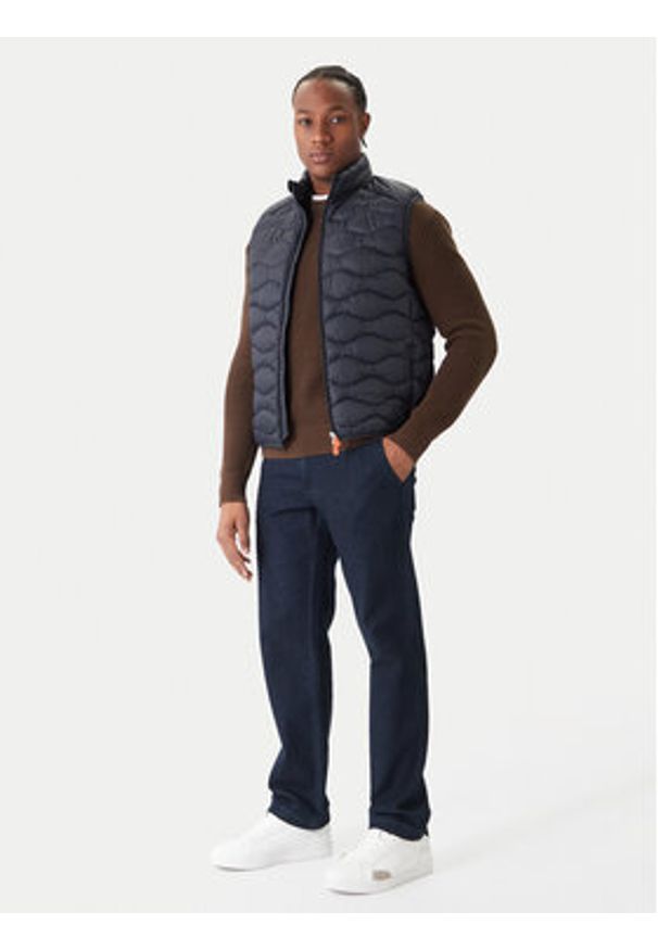 Save The Duck Kamizelka D82187M GIGA21 Granatowy Regular Fit. Kolor: niebieski. Materiał: syntetyk