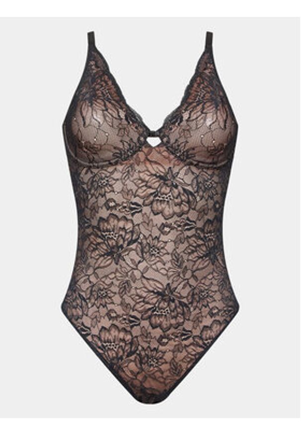 Triumph Body Amourette Charm 10214997 Czarny. Kolor: czarny. Materiał: syntetyk