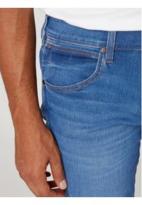 Wrangler Szorty jeansowe Colton W16CXPZ35 112330744 Niebieski Regular Fit. Kolor: niebieski. Materiał: bawełna