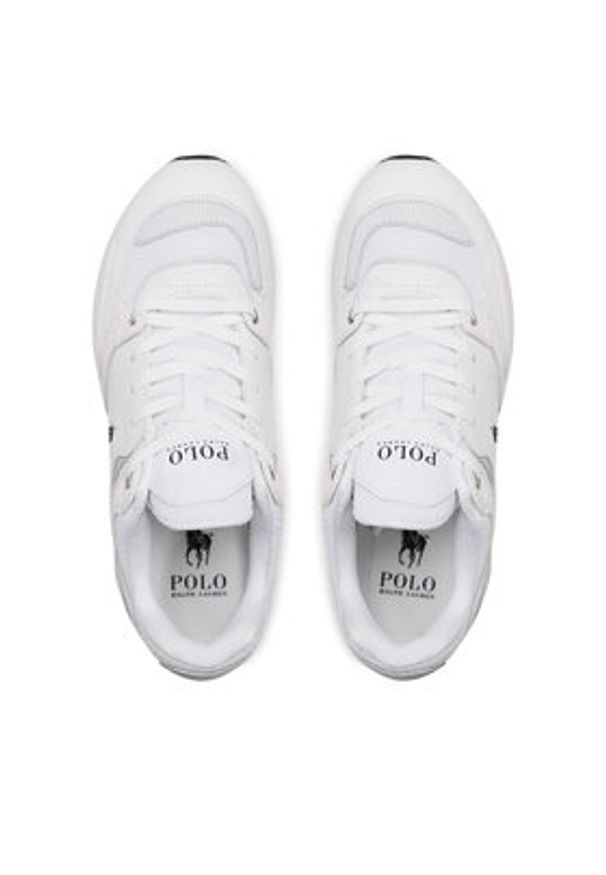 Polo Ralph Lauren Sneakersy Trackstr 200 809845147001 Biały. Kolor: biały. Materiał: skóra