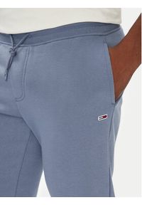 Tommy Jeans Spodnie dresowe Flag DM0DM20473 Niebieski Slim Fit. Kolor: niebieski. Materiał: bawełna #2