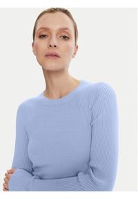 JOOP! Sweter 58 253KN58Karloa 30047481 Błękitny Slim Fit. Kolor: niebieski. Materiał: wiskoza #5