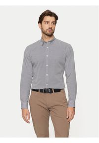 Jack & Jones - Jack&Jones Koszula Matheo 12261090 Szary Slim Fit. Kolor: szary. Materiał: syntetyk, bawełna
