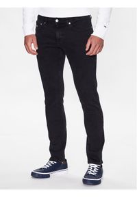 Tommy Jeans Jeansy Scanton DM0DM16065 Czarny Slim Fit. Kolor: czarny