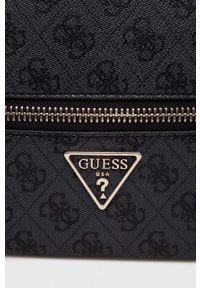 Guess plecak damski kolor czarny mały wzorzysty. Kolor: czarny #2