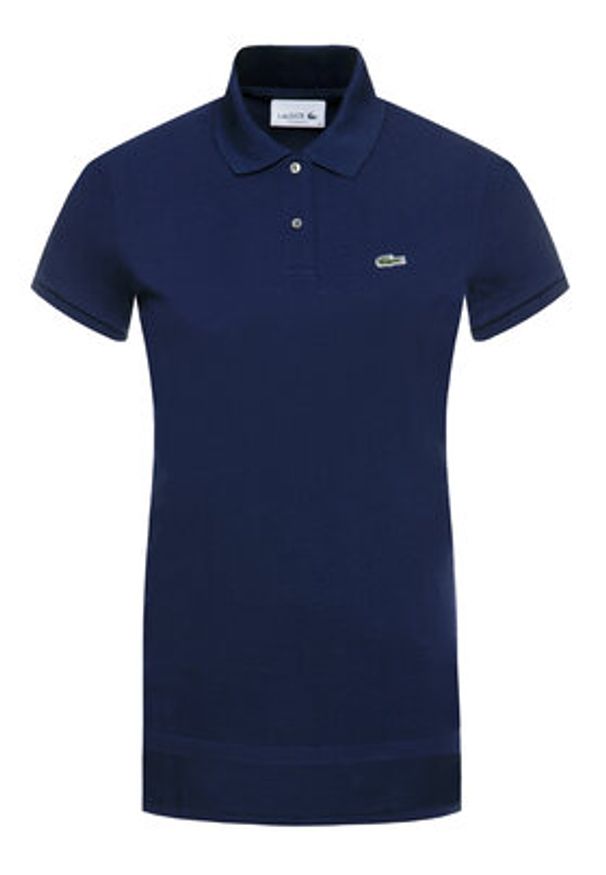 Lacoste Polo PF7839 Granatowy Classic Fit. Typ kołnierza: polo. Kolor: niebieski. Materiał: bawełna