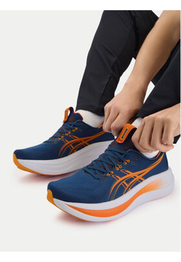 Asics Buty do biegania Gel-Nimbus 28 1011C127 Niebieski. Kolor: niebieski. Materiał: mesh
