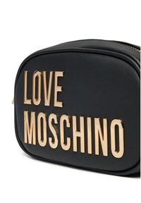 Love Moschino - LOVE MOSCHINO Torebka JC4026PP1MKD0000 Czarny. Kolor: czarny. Materiał: skórzane #4