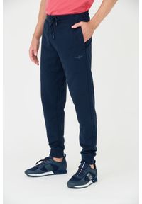 Aeronautica Militare - AERONAUTICA MILITARE Granatowe męskie spodnie dresowe, Rozmiar S. Kolor: niebieski. Materiał: dresówka #3