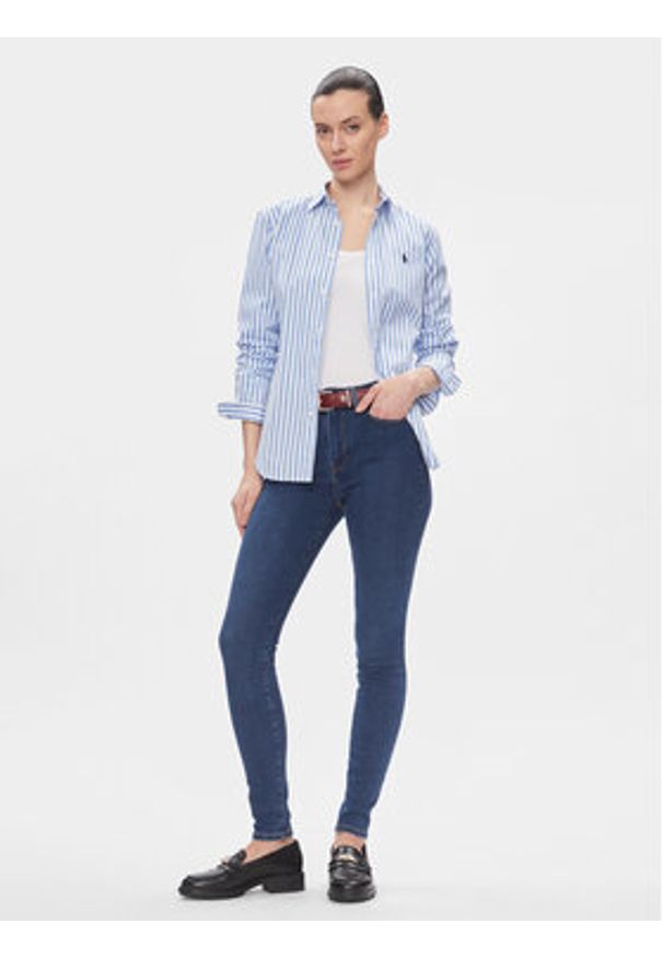 TOMMY HILFIGER - Tommy Hilfiger Jeansy Harlem WW0WW40647 Granatowy Skinny Fit. Kolor: niebieski