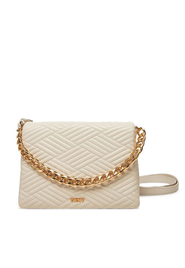DKNY Torebka R44EKI05 Écru. Materiał: skórzane