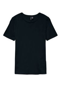 Vero Moda T-Shirt Lulu 10323755 Czarny Regular Fit. Kolor: czarny. Materiał: bawełna #6