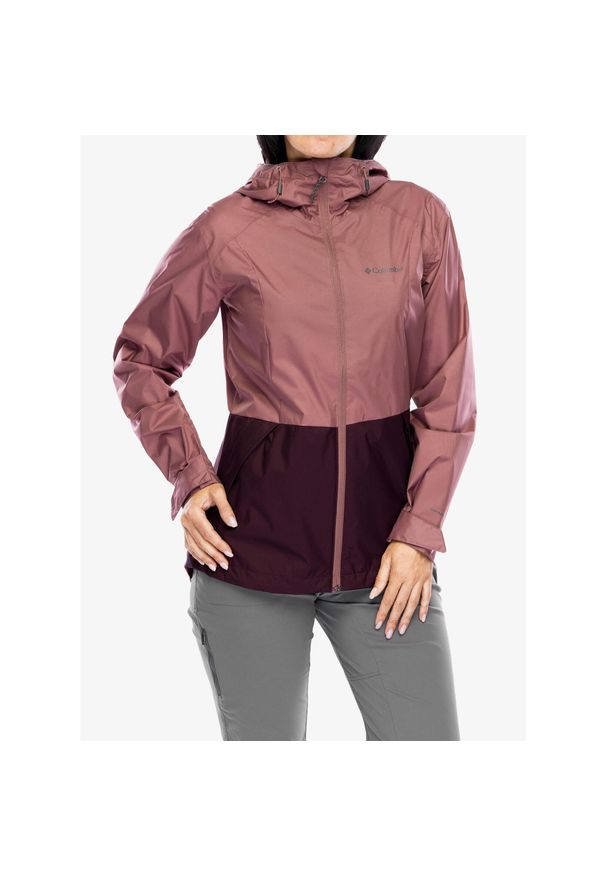columbia - Kurtka membranowa damska Columbia Inner Limits III Jacket. Kolor: czerwony. Sport: turystyka piesza