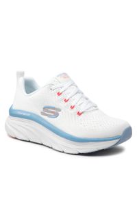 skechers - Sneakersy Skechers Fresh Finesse 149368/WPBL Wht/Pink/Blue. Kolor: biały. Materiał: materiał #1